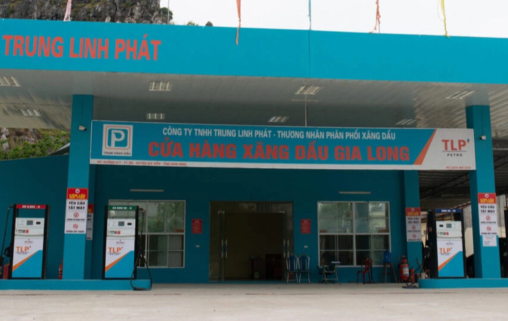 Cửa hàng xăng dầu của Công ty Trung Linh Phát - Ảnh: C.DŨNG