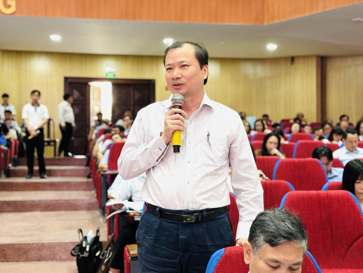 Ông Lê Xuân Vinh - trưởng phòng đào tạo Trường đại học Quy Nhơn - cho rằng xét tuyển sớm tạo điều kiện cho các trường cũng như giảm áp lực cho hệ thống tuyển sinh - Ảnh: M.G.
