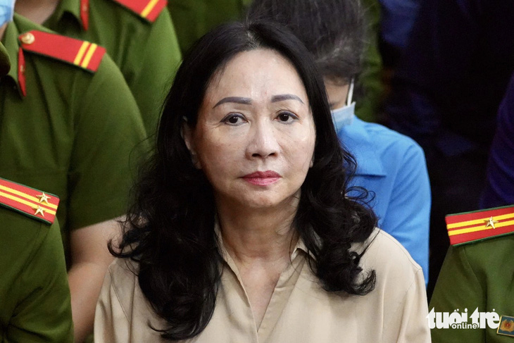 Bà Trương Mỹ Lan tại phiên tòa ngày 19-3 - Ảnh: HỮU HẠNH