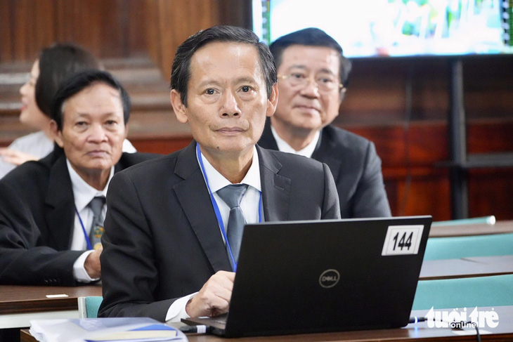 Luật sư Phan Trung Hoài là 1 trong 4 luật sư bào chữa cho bà Trương Mỹ Lan - Ảnh: HỮU HẠNH