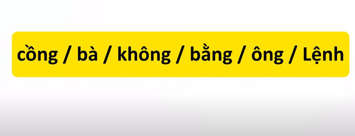 Thử tài tiếng Việt: Sắp xếp các từ sau thành câu có nghĩa (P37)- Ảnh 3.