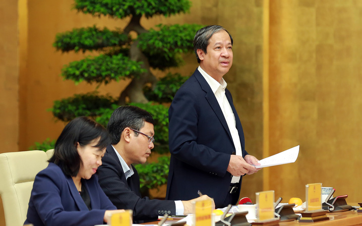 Bộ trưởng Bộ Giáo dục và Đào tạo Nguyễn Kim Sơn - Ảnh: VGP
