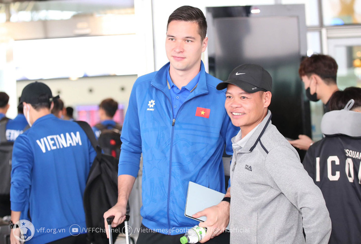 Thủ môn Nguyễn Filip có giải đấu chính thức thứ 2 cùng đội tuyển Việt Nam - Ảnh: VFF