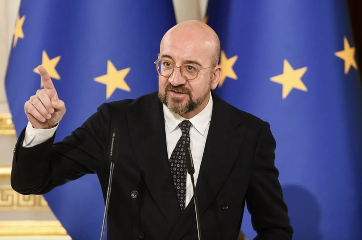 Chủ tịch Hội đồng châu Âu (EC) Charles Michel - Ảnh: KYIV INDEPENDENT