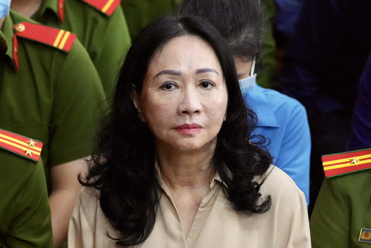 Bà Trương Mỹ Lan tại phiên tòa - Ảnh: HỮU HẠNH
