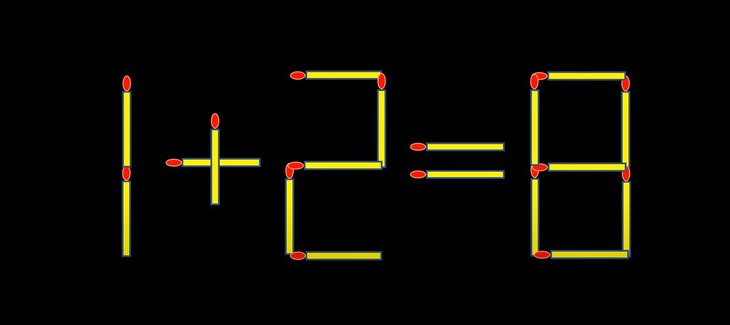 Thử tài IQ: Di chuyển một que diêm để 9+1=2-8 thành phép tính đúng- Ảnh 5.