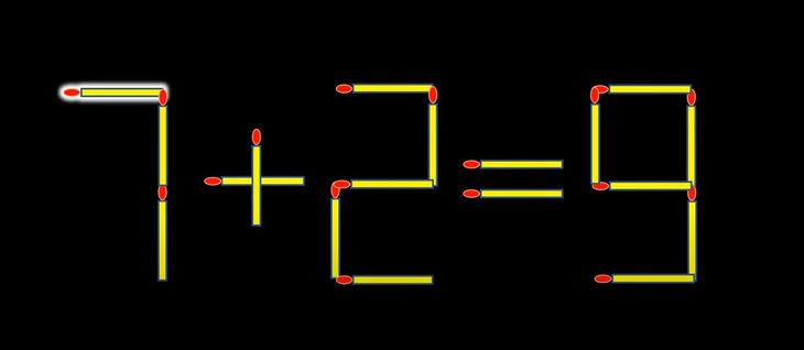 Thử tài IQ: Di chuyển một que diêm để 9+1=2-8 thành phép tính đúng- Ảnh 6.