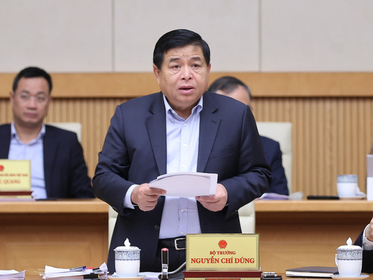 Bộ trưởng Bộ Kế hoạch và Đầu tư Nguyễn Chí Dũng - Ảnh: VGP