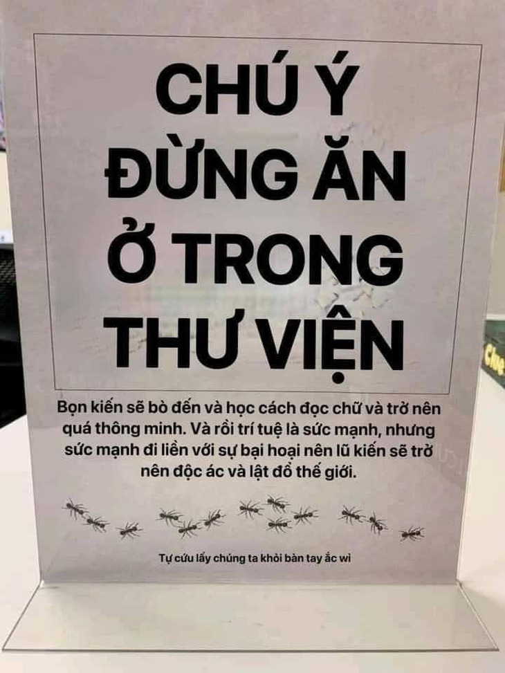 Đọc kỹ nội quy trước khi vào thư viện.