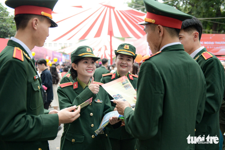 Ban tuyển sinh quân sự Bộ Quốc phòng vừa công bố chỉ tiêu tuyển sinh 17 trường quân đội năm 2024 - Ảnh: NAM TRẦN
