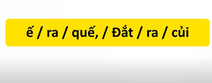 Thử tài tiếng Việt: Sắp xếp các từ sau thành câu có nghĩa (P41)- Ảnh 1.