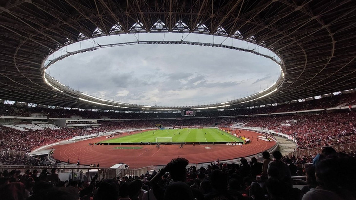 Sân Gelora Bung Karno với sức chứa gần 80.000 chỗ ngồi sẽ mang đến áp lực khủng khiếp cho tuyển Việt Nam - Ảnh: PSSI