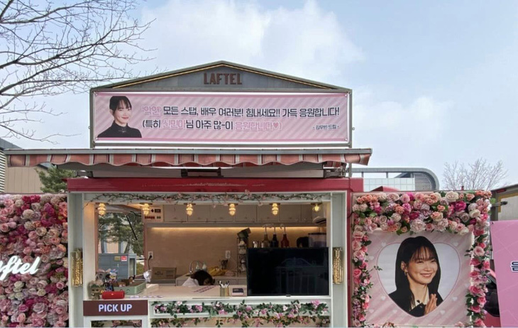 Xe đồ ăn Kim Woo Bin gửi tặng bạn gái trong dự án mới - Ảnh: NVCC