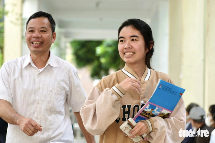 Thí sinh dự thi đánh giá năng lực đợt 1 của Đại học Quốc gia Hà Nội - Ảnh: NGUYÊN BẢO