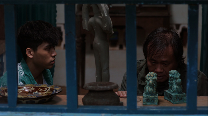 Diễn viên Hà Phong và Võ Điền Gia Huy  trong phim Ước mình cùng bay - Ảnh: ĐPCC