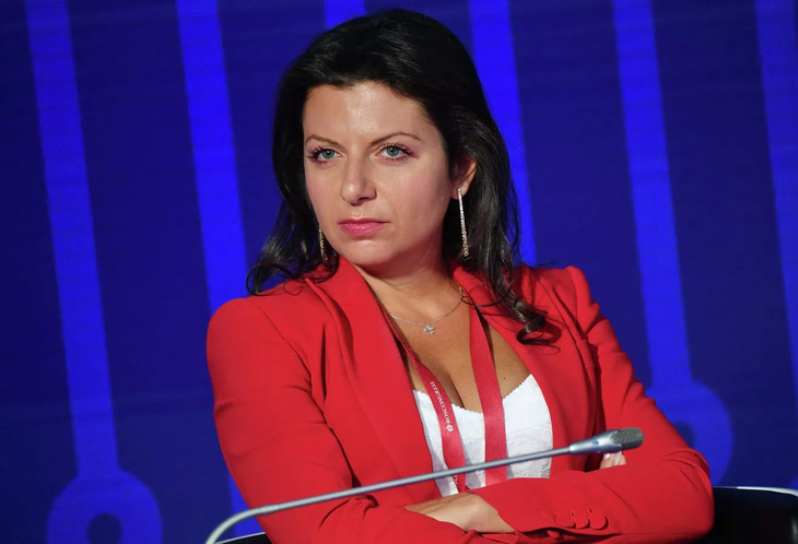 Tổng biên tập Tập đoàn truyền thông Rossiya Segodnya, bà Margarita Simonyan - Ảnh: SPUTNIK