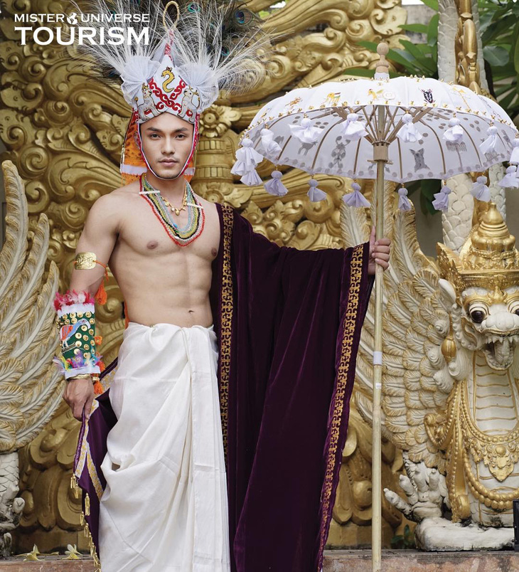 Thiết kế mang đậm màu sắc văn hóa của quốc gia Ấn Độ - Ảnh: Fanpage Mister Universe Tourism