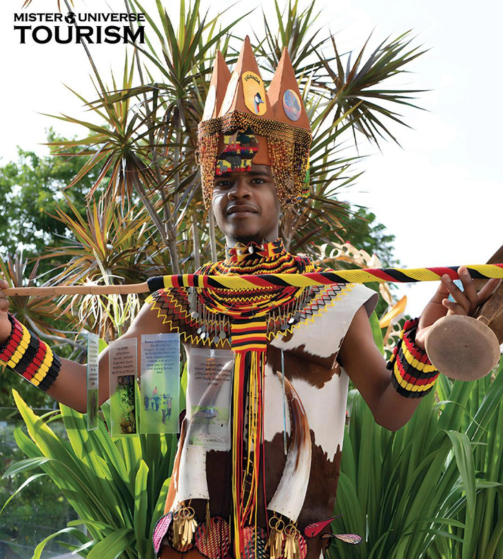 Thiết kế của Uganda được đánh giá cao trong số các thiết kế  - Ảnh: Fanpage Mister Universe Tourism