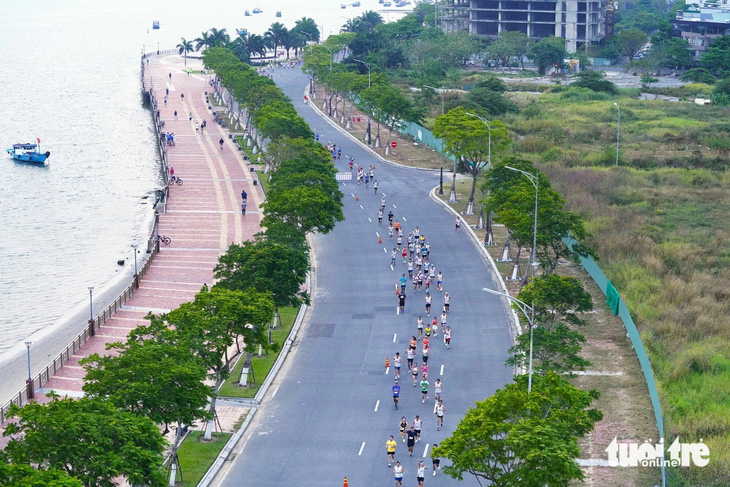 Đường đua từ bãi biển Mỹ Khê và chạy dọc các cung đường, những địa điểm nổi tiếng của TP Đà Nẵng - Ảnh: NL