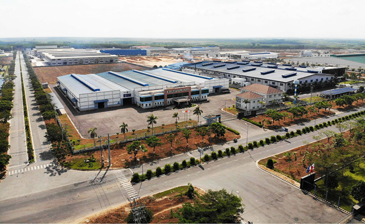 Sài Gòn VRG sở hữu lợi thế phát triển lớn với quỹ đất công nghiệp sạch hàng ngàn hecta. Ảnh: KCN Lộc An Bình Sơn (Long Thành)