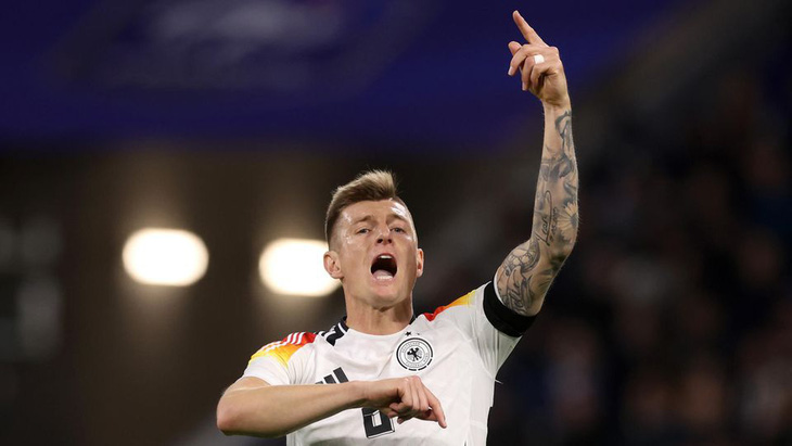 Toni Kroos với màn trình diễn ấn tượng cùng tuyển Đức đánh bại tuyển Pháp trong trận giao hữu rạng sáng 24-3 - Ảnh: Bild