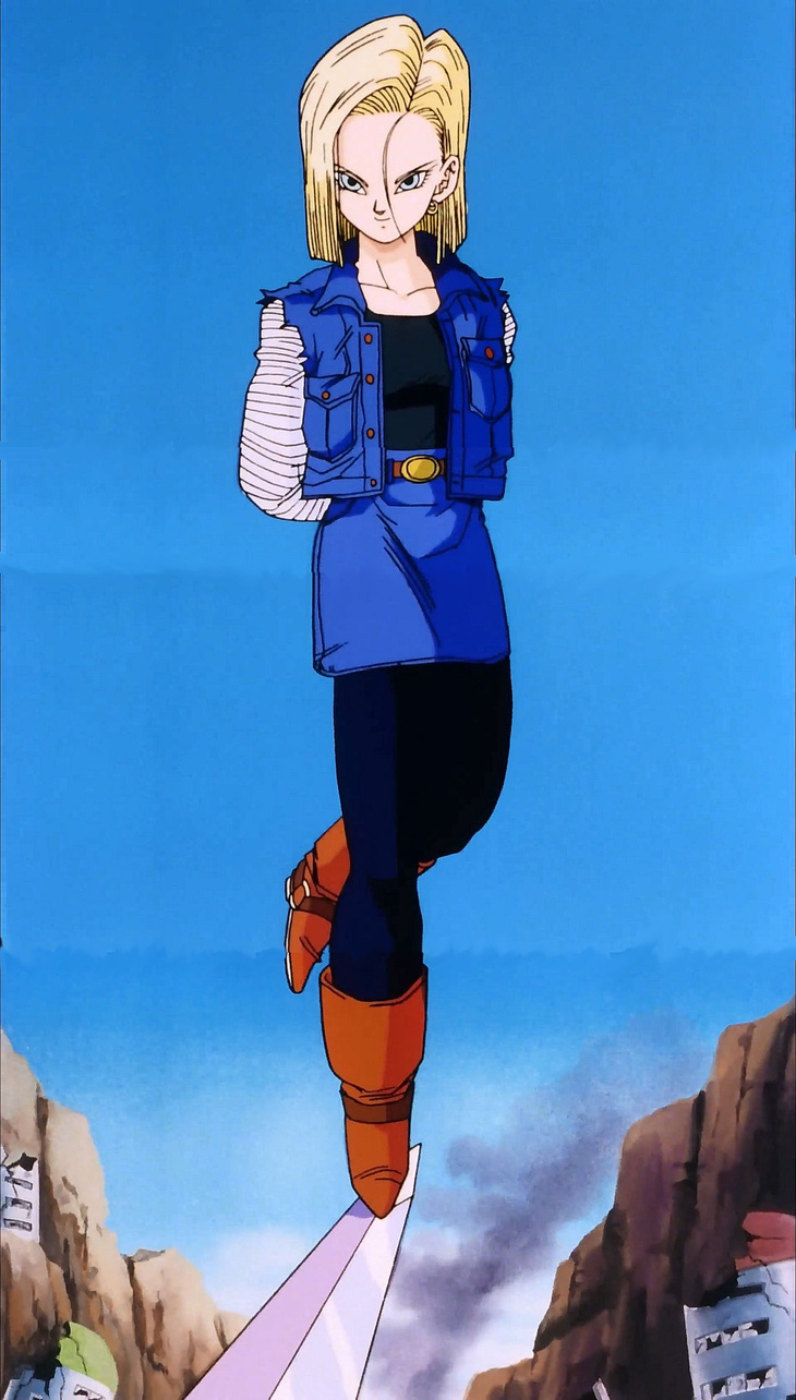 Một trong những thiết kế nhân vật được Mikami Nachi thực hiện cho dự án 'Dragon Ball' đáng chú ý nhất là nhân vật Android 18.