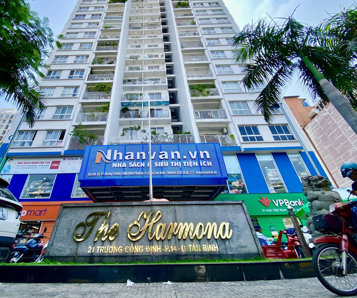 Chung cư The Harmona là một trong 39 chung cư ở TP.HCM có nhiều căn hộ chưa được cấp sổ hồng vì vướng mắc thẩm định giá để hoàn tất nghĩa vụ tài chính - Ảnh: TIẾN QUỐC