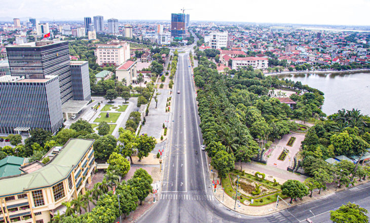 Cơ sở hạng tầng TP Vinh ngày càng hoàn thiện và trở thành lợi thế của địa phương trong thu hút đầu tư: Ảnh - QUANG VINH