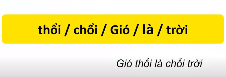 Thử tài tiếng Việt: Sắp xếp các từ sau thành câu có nghĩa (P45)- Ảnh 2.