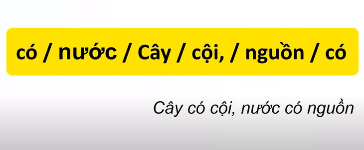 Thử tài tiếng Việt: Sắp xếp các từ sau thành câu có nghĩa (P46)- Ảnh 4.