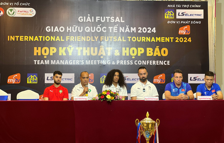 Giải futsal quốc tế 2024 diễn ra từ 28 đến 31-3 - Ảnh: QUANG THỊNH