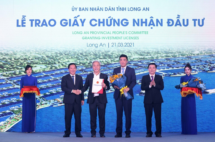 Dự án nhà máy nhiệt điện LNG Long An I và II đã được trao chứng nhận đầu tư từ năm 2021 - Ảnh: VNC