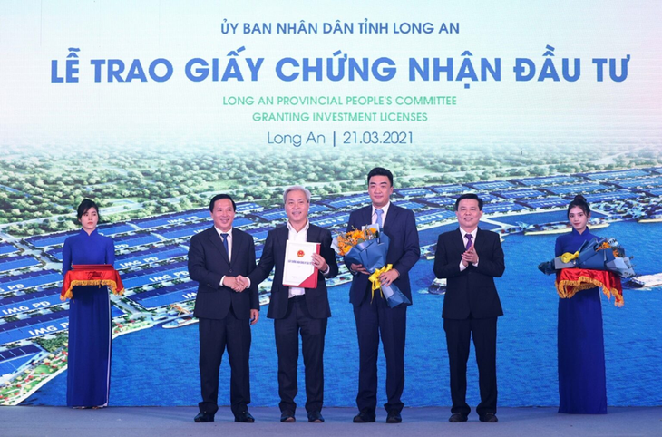 Dự án Nhà máy nhiệt điện LNG Long An I và II đã được trao chứng nhận đầu tư từ năm 2021 - Ảnh: VNC