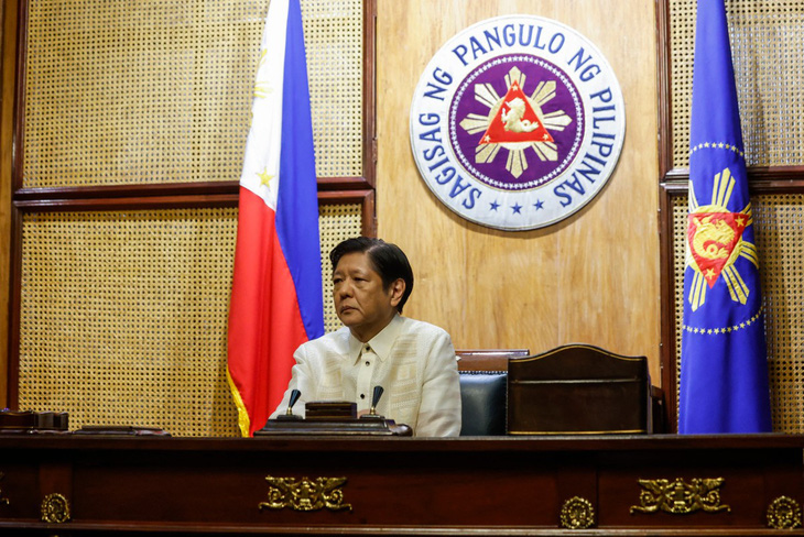 Tổng thống Philippines Ferdinand Marcos tuyên bố sẽ không khuất phục trước Trung Quốc - Ảnh: AFP