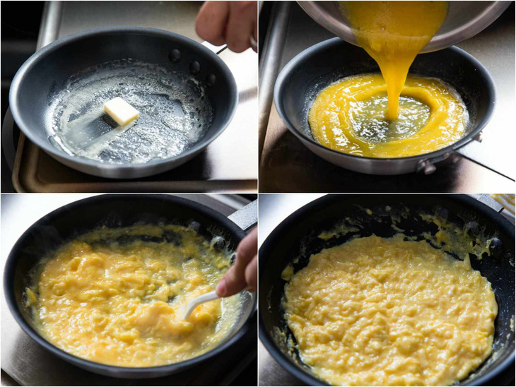 Cách làm món trứng tráng kiểu Pháp đơn giản - Ảnh: Serious Eats
