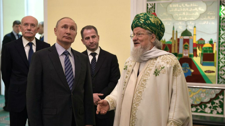 Người Hồi giáo chiếm khoảng 10% dân số Nga. Ảnh: AFP