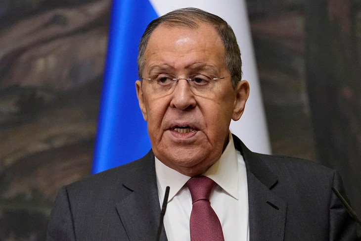 Ngoại trưởng Nga Sergei Lavrov - Ảnh: REUTERS