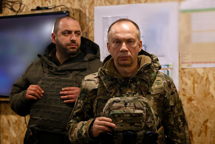 Ông Oleksandr Syrsky, tổng tư lệnh các lực lượng vũ trang Ukraine - Ảnh: AFP