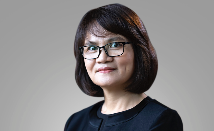 Bà Phạm Minh Hương - chủ tịch Chứng khoán VNDirect - Ảnh: VND
