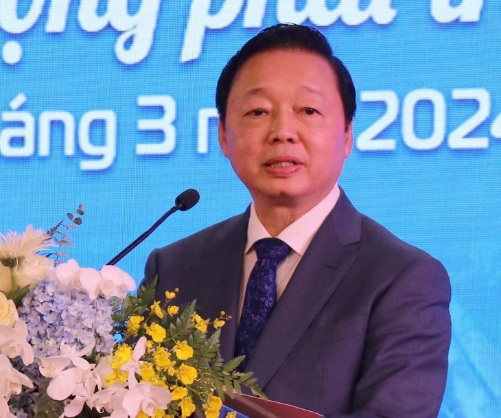 Phó Thủ tướng Trần Hồng Hà phát biểu tại sự kiện - Ảnh: VĂN VINH