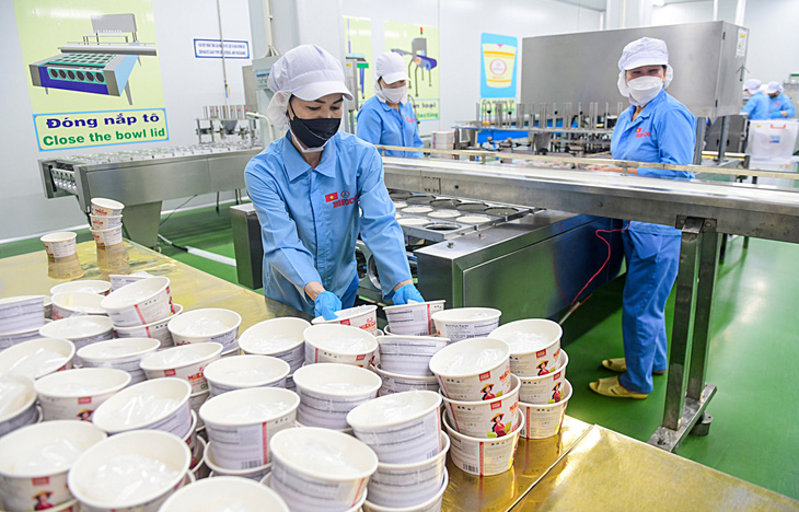Công nhân làm việc trong nhà máy ở Khu chế xuất Tân Thuận, quận 7, TP.HCM - Ảnh: QUANG ĐỊNH