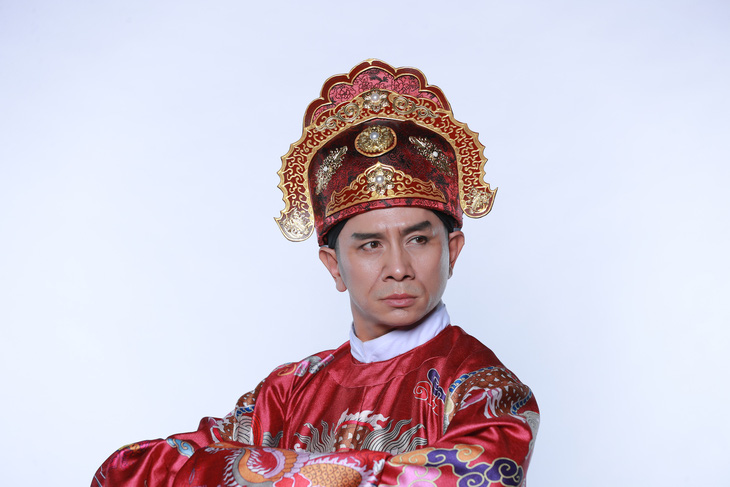 Nghệ sĩ Đình Toàn trong tạo hình Tả quân Lê Văn Duyệt - Ảnh: Nhà hát kịch Idecaf cung cấp