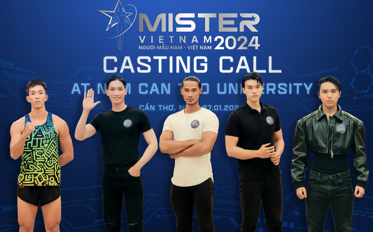 Các thí sinh được chọn vào vòng sơ khảo cuộc thi Mister Vietnam 2024 - Ảnh: BTC