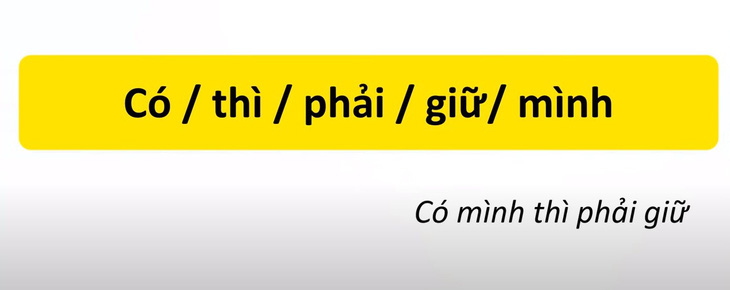 Thử tài tiếng Việt: Sắp xếp các từ sau thành câu có nghĩa (P22)- Ảnh 4.