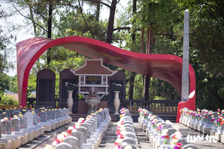 Khu mộ liệt sĩ Hà Nội tại Nghĩa trang liệt sĩ quốc gia Trường Sơn sẽ được nâng cấp trong năm nay - Ảnh: HOÀNG TÁO
