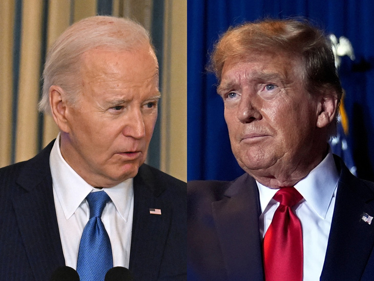 Tổng thống Mỹ Joe Biden (trái) và cựu tổng thống Mỹ Donald Trump đều là hai ứng viên sáng giá nhất trong cuộc đua Siêu thứ ba - Ảnh: ABC NEWS