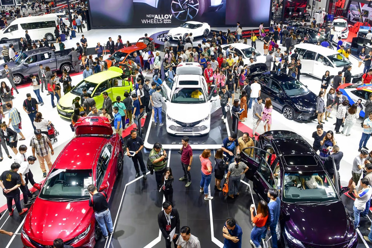 Triển lãm ô tô quốc tế Bangkok (Bangkok International Motor Show) trở thành cổng kết nối giữa các hãng xe và người tiêu dùng - Ảnh: Autoindustriya