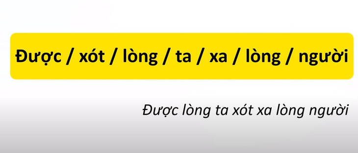 Thử tài tiếng Việt: Sắp xếp các từ sau thành câu có nghĩa (P25)- Ảnh 4.