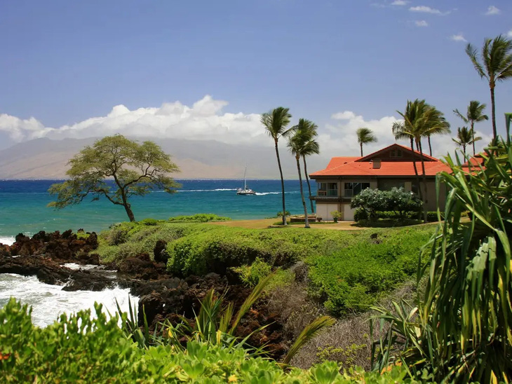 Một biệt thự với view hướng ra biển ở Maui, Hawaii, điểm du lịch, nghỉ dưỡng lý tưởng của nhiều người thuộc giới siêu giàu - Ảnh: BUSINESS INSIDER