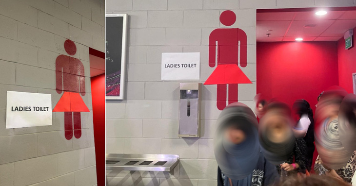 Nhiều nhà vệ sinh đã phải chuyển đối tượng phục vụ thành nữ giới để tránh tình trạng 